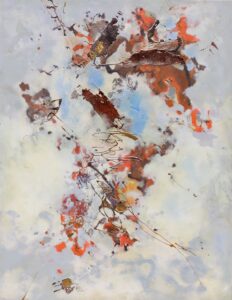 DQ 433_122x160cm _ Thu Xanh _ Blue autumn _ 2022 _ US$ 16.000