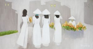 HHM 1138_80x150cm _ School girl in a virgin morning 1